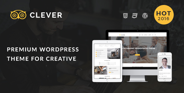 Introducing Clever is Elegant & Creative Portfolio Wordpress theme which have many powerful features to allow you build websites very easy and unlimited yo