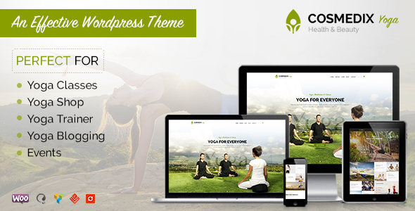 Cosmedix - Health Beauty & Yoga WordPress Theme