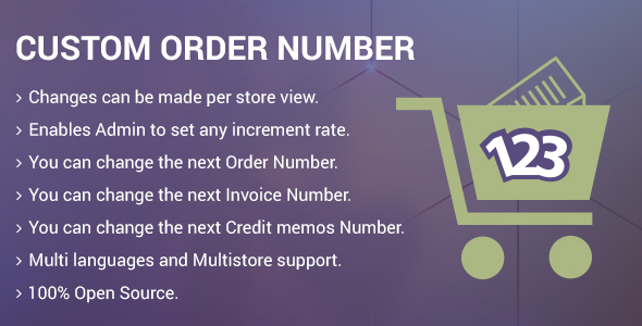 Custom Order/Invoice Number
