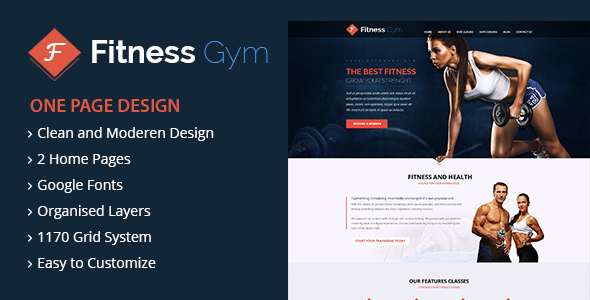 FItness - Theme for Fitness Gym and Fitness Centers