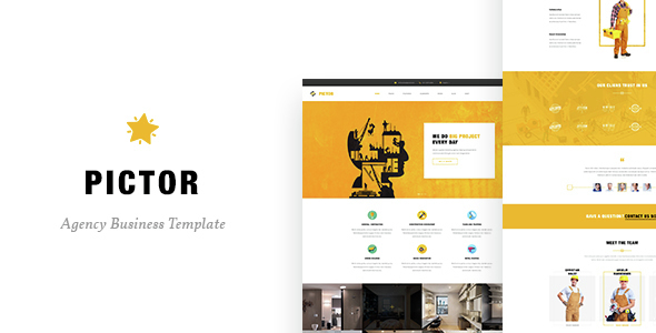 Pictor - Drupal Construction, Building Business template