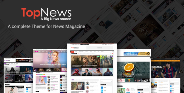 TopNews - News Magazine Newspaper Blog Viral & Buzz WordPress Theme