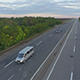 Flying Above Traffic on Highway - 7