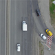 Flying Above Traffic on Highway - 4