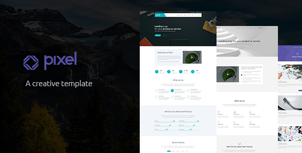 Pixel - Corporate PSD Template