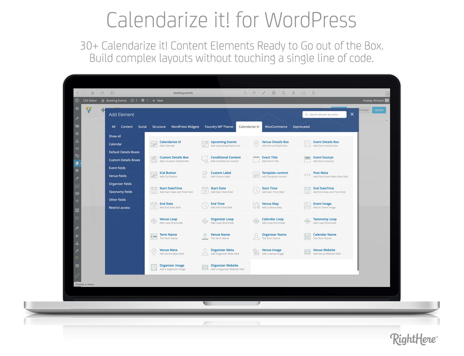 Calendarize it! for WordPress by RightHere CodeCanyon