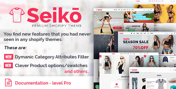 Seiko - Shopify Theme