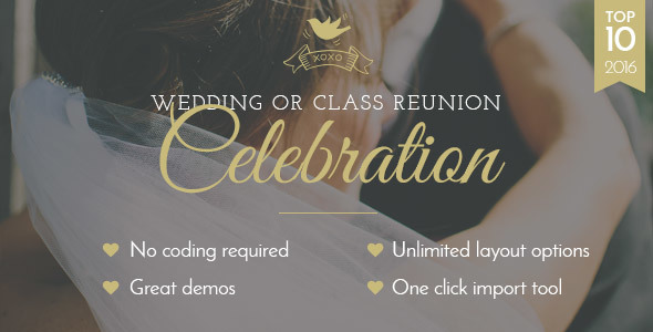 Celebration - Wedding & Class Reunion Theme