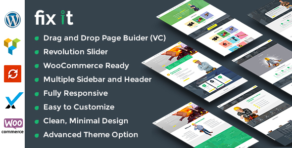 Fixit Construction - Construction WordPress Theme
