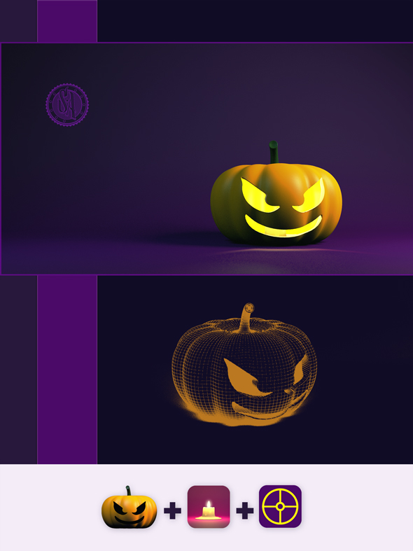 Jack o'lantern - 3DOcean Item for Sale