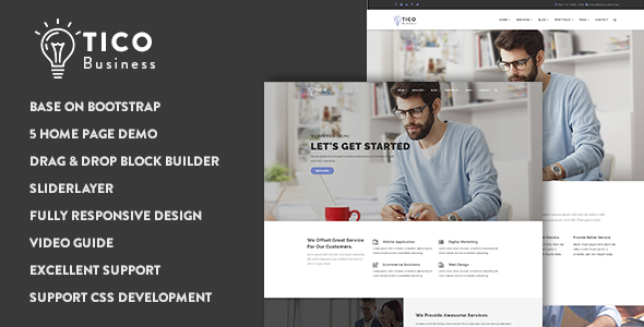Tico - Responsive Business Drupal 8 Theme