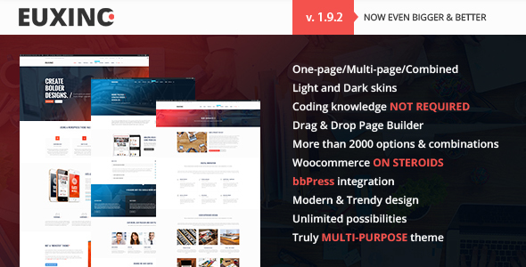 Euxino - Advanced Multi-Purpose WordPress Theme