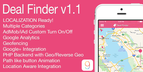 Deal Finder Full iOS Application v1.1