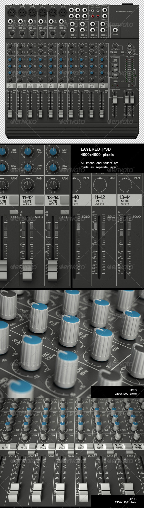 Sound Mixer Renders Set Sound Mixer Renders Set