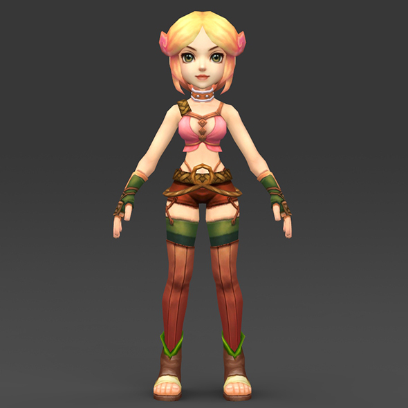 Cartoon Character Kubdi - 3DOcean Item for Sale