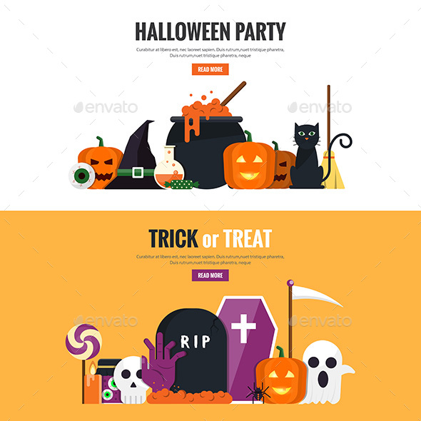 Happy Halloween Banners