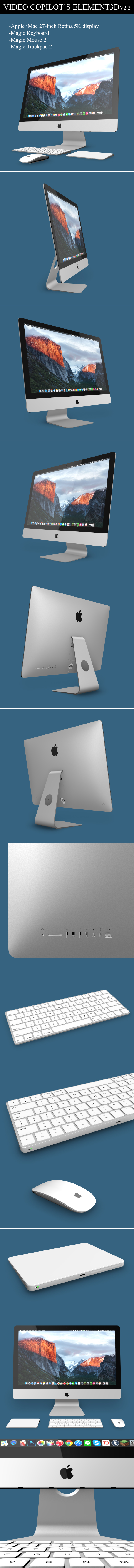 Element3D - iMac 2015 (Retina 5K 27-inch)