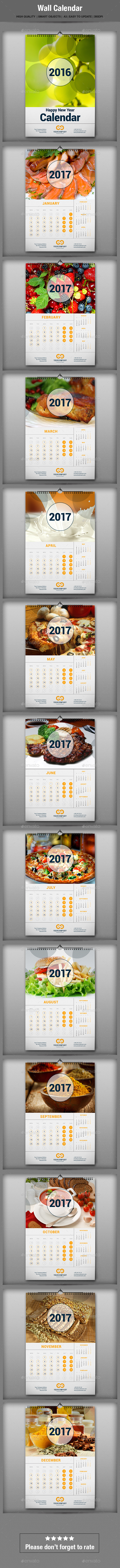 Wall Calendar 2017