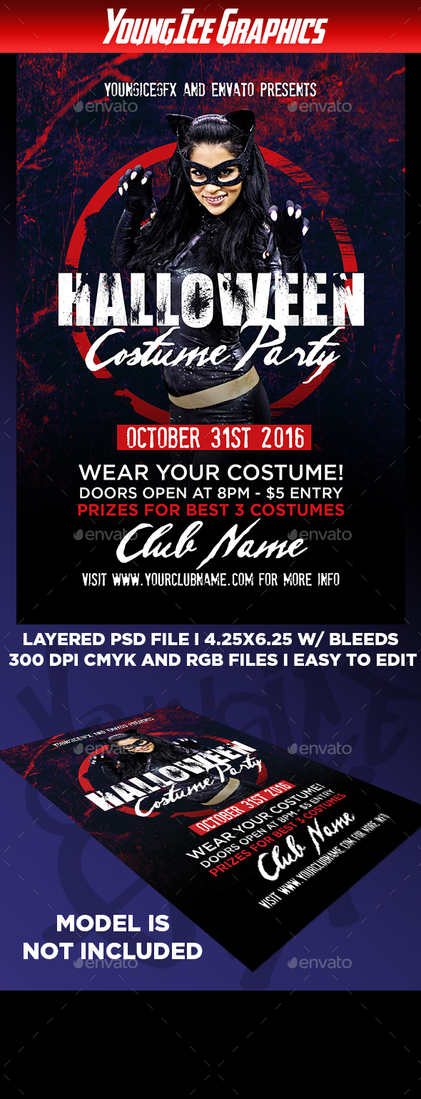 Halloween Costume Party Flyer