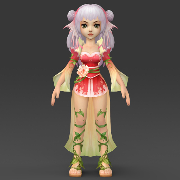 Cartoon Character Dhuli - 3DOcean Item for Sale
