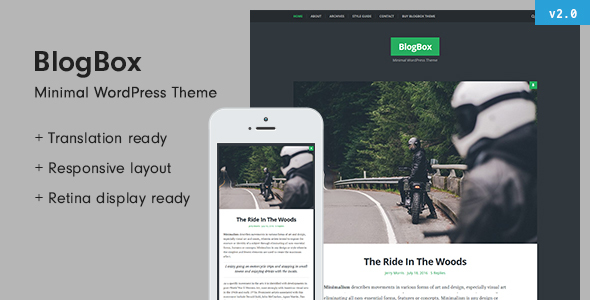 BlogBox - Responsive & Bold WordPress Theme