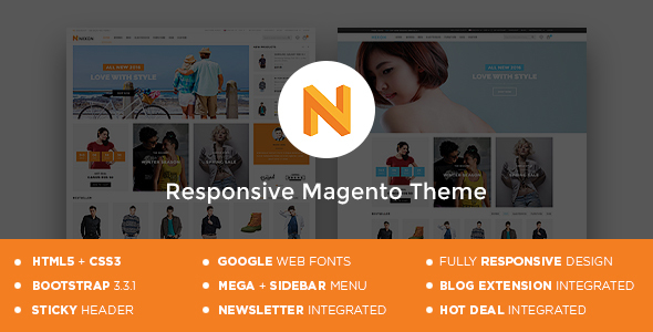 Nexon - Magento Responsive Theme