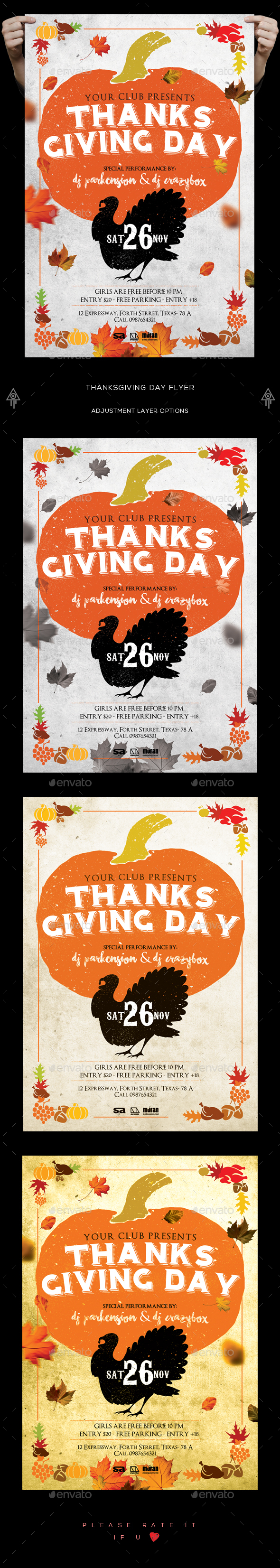 Thanksgiving Day Flyer