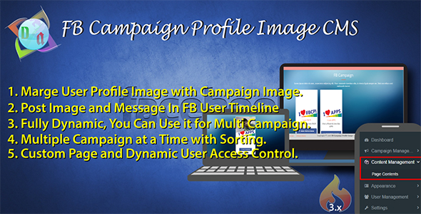 FB Campaign Profile Image CMS
