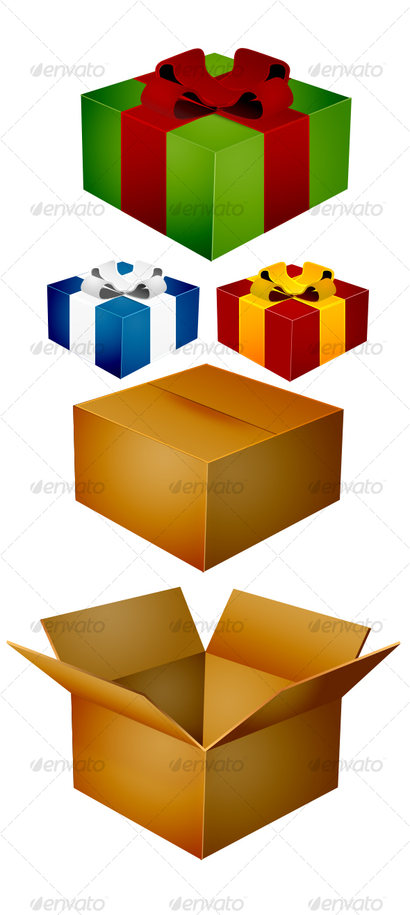 Christmas Box Icons Christmas Box Icons