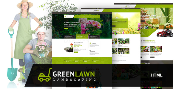 GREENLAWN- Gardening and Landscaping HTML Template