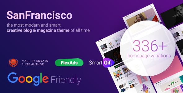 SanFrancisco - MultiConcept Blog & Magazine WordPress Theme
