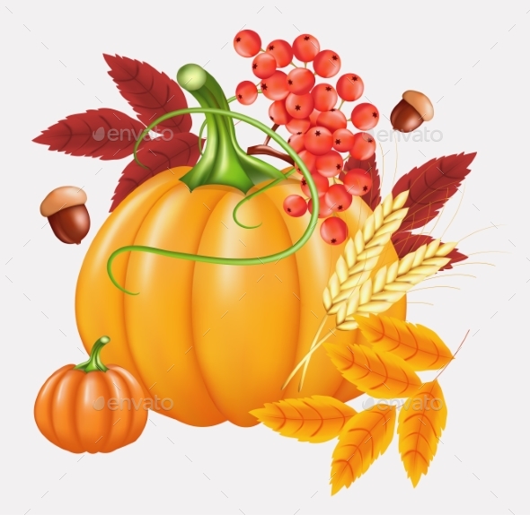 Happy Thanksgiving Celebration Background. Autumn