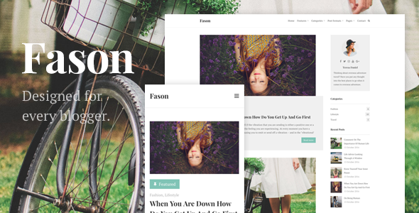 Fason - Fashion Magazine and Lifestyle WordPress Theme