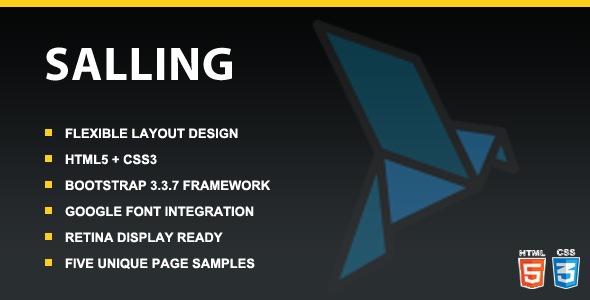 Salling - Responsive Multipurpose HTML5 Template