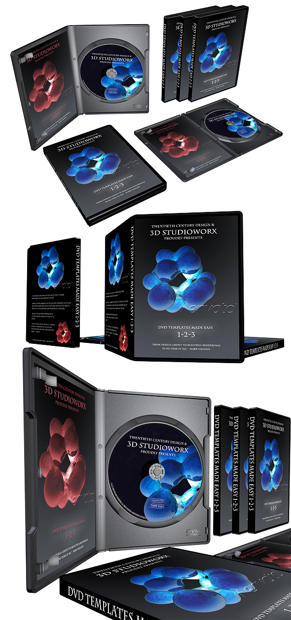 DVD cases - 3DOcean Item for Sale