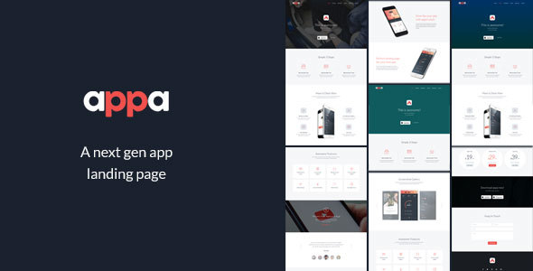 Appa - A Next Gen App Landing Page