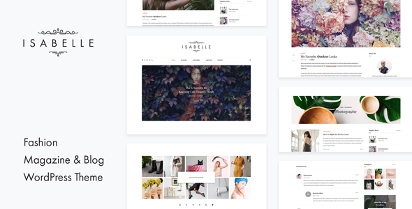 Isabelle - Personal Blog WordPress Theme