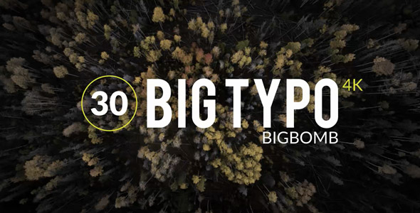 VideoHive Big Typo ae template