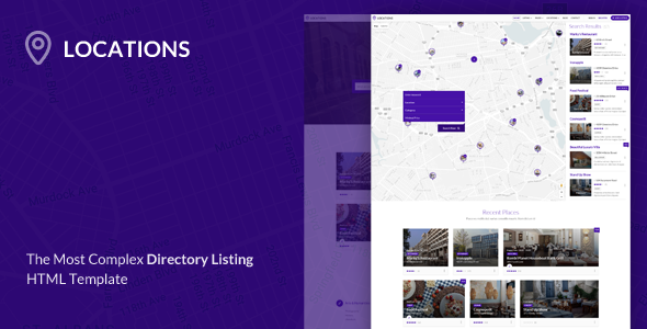 Locations - Directory Listing HTML Template