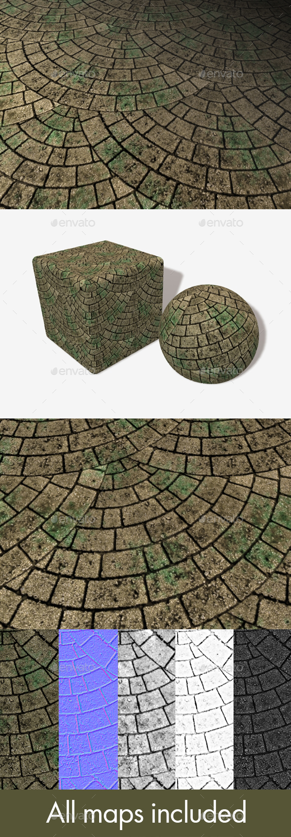 3DOcean Mossy Brick Paving Circle Pattern Seamless Texture 18559292 3DOcean Mossy Brick Paving Circle Pattern Seamless Texture 18559292