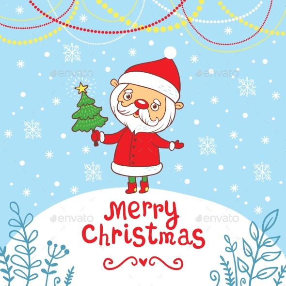 Merry Christmas Greeting Card