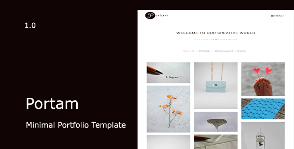 Portam - Minimal Portfolio Template