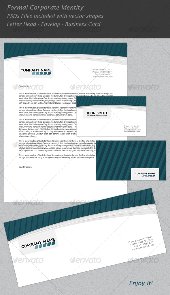 Formal Corporate Identity - Miscellaneous Print Templates