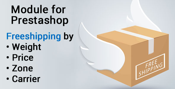 Freeshipping, setup your free shipping by weight, price, carrier and zone