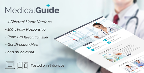 MedicalGuide - Health and Medical WordPress Theme