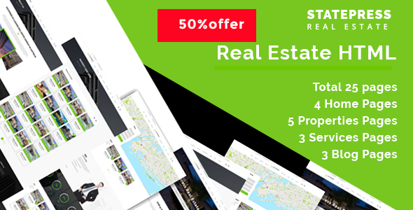 StatePress || - Real Estate HTML5 Template