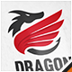 Dragon Wing Crest Logo