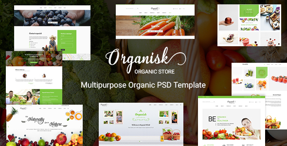 Organisk - Multi-Purpose Organic PSD Template