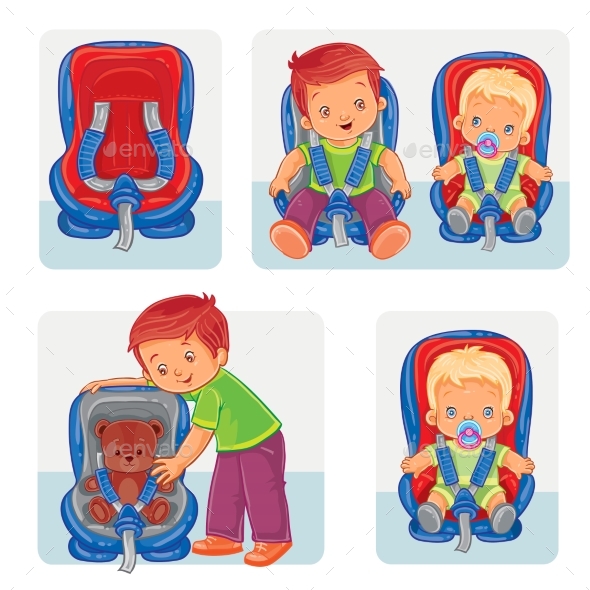 Small Children in Car Seats