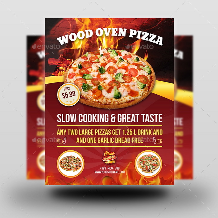 Pizza Restaurant Advertising Bundle Vol.2 by OWPictures 